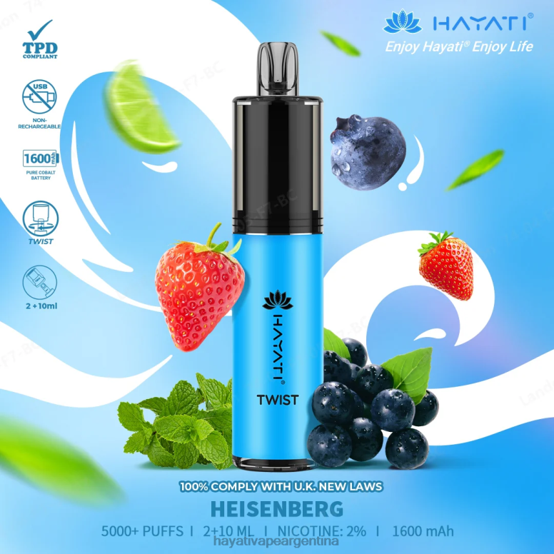 Hayati Argentina - Hayati Twist desechable heisenberg 28L5L71