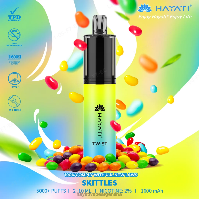 Hayati buenos aires - Hayati Twist desechable juego de bolos 28L5L80