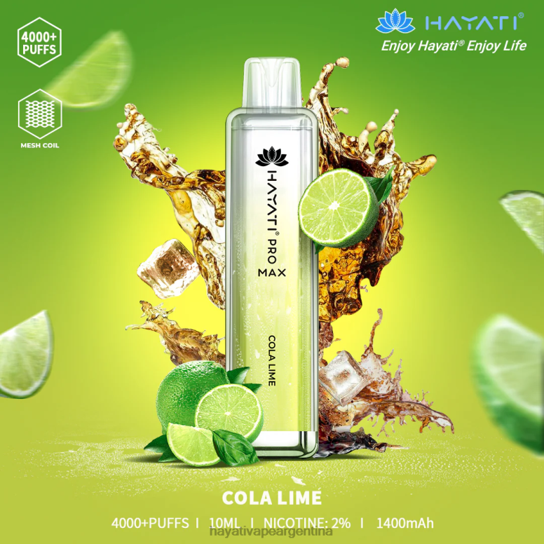 Hayati Argentina - Hayati Pro Max desechable cola de lima 28L5L101