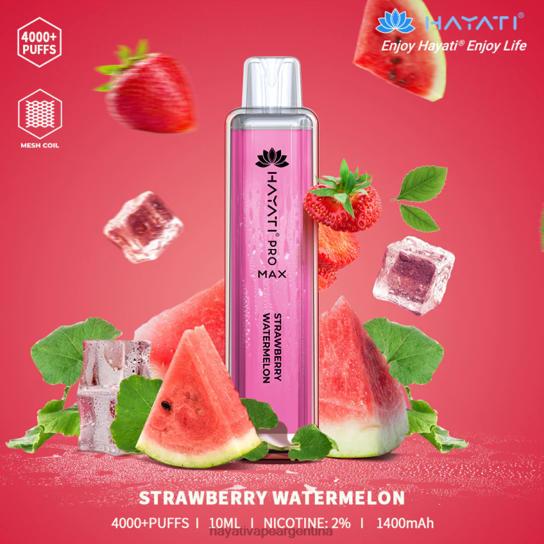 Hayati vape flavours - Hayati Pro Max desechable sandia fresa 28L5L123