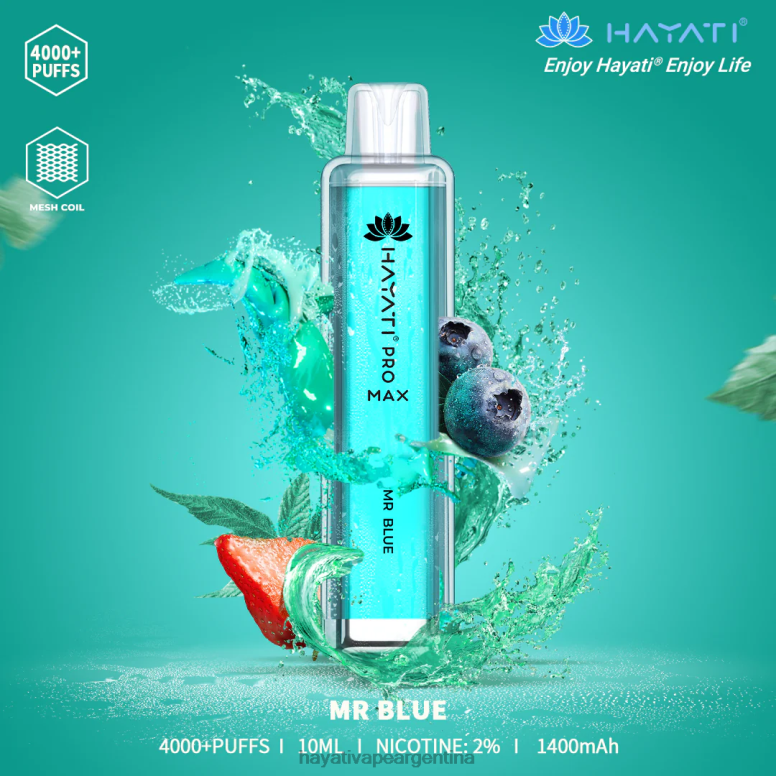Hayati vape flavours - Hayati Pro Max desechable señor azul 28L5L113