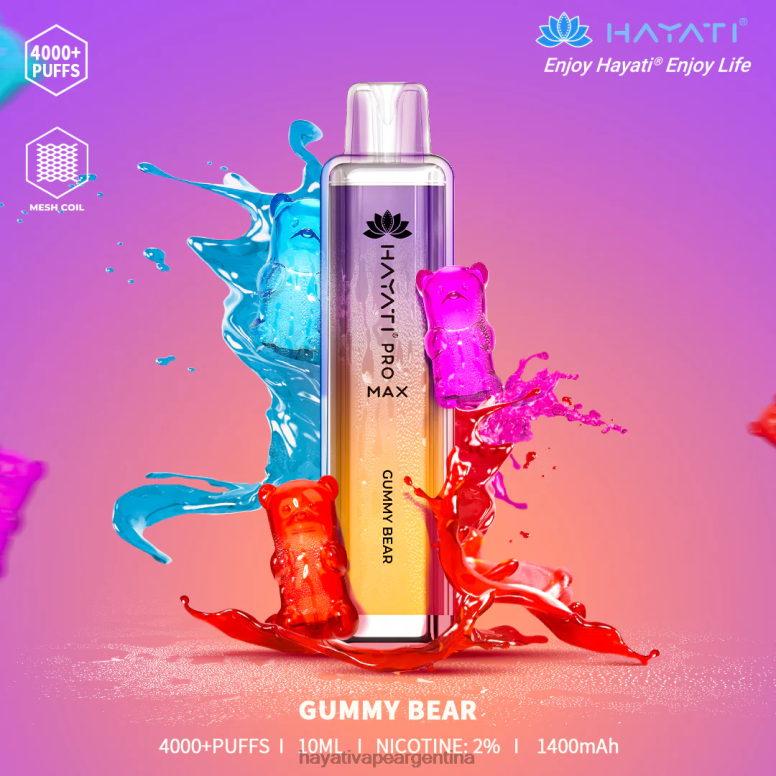Hayati vape liquid - Hayati Pro Max desechable osito de goma 28L5L105
