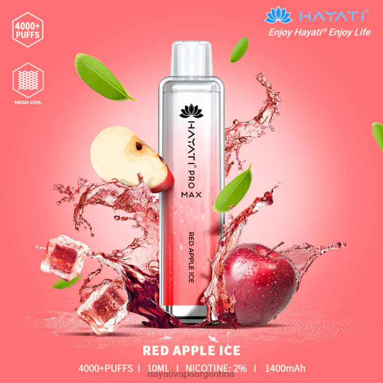 Hayati vape near me - Hayati Pro Max desechable hielo de manzana roja 28L5L116