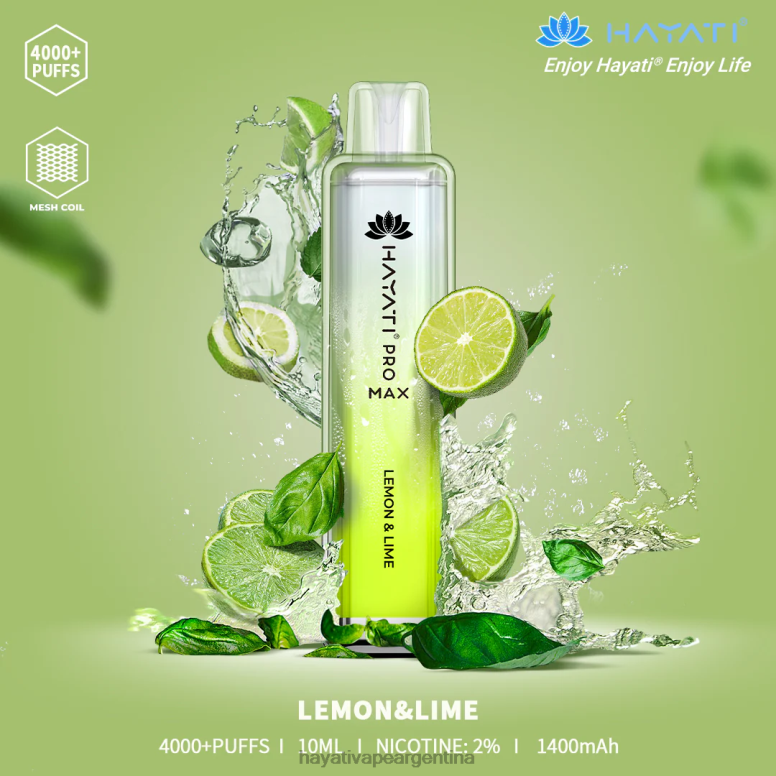 Hayati vape shop - Hayati Pro Max desechable Lima Limon 28L5L109