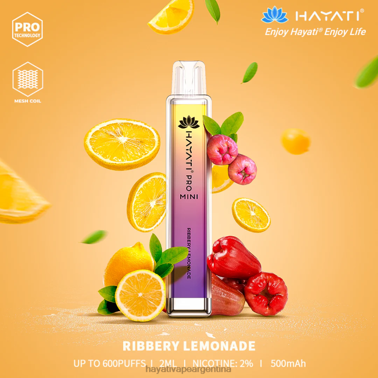 Hayati buenos aires - Hayati Pro Mini desechable limonada de ribery 28L5L20