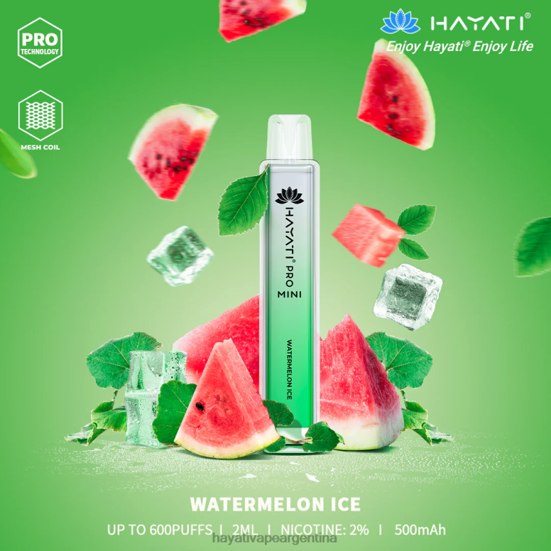 Hayati flavour list - Hayati Pro Mini desechable hielo de sandia 28L5L24