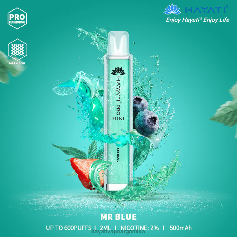 Hayati vape near me - Hayati Pro Mini desechable señor azul 28L5L16