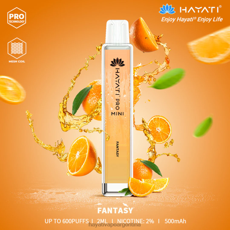 Hayati vape review - Hayati Pro Mini desechable fantasía 28L5L27