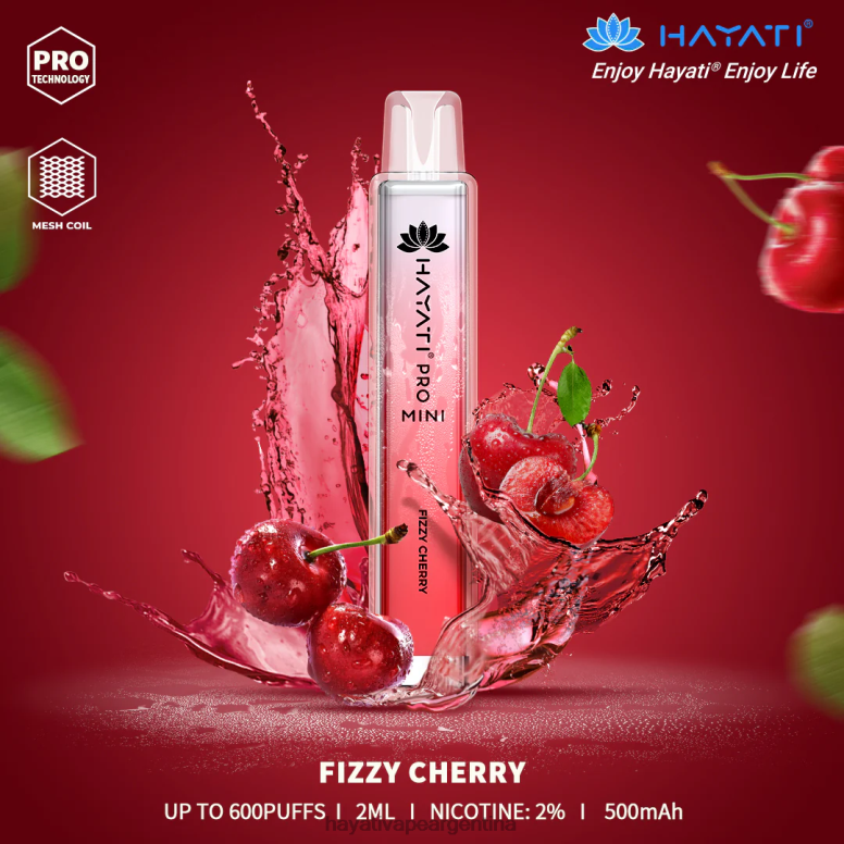 Hayati vape shop - Hayati Pro Mini desechable cereza gaseosa 28L5L9