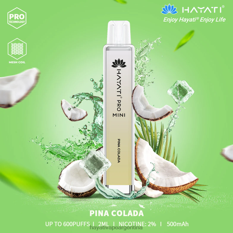 Hayati vape shop - Hayati Pro Mini desechable piña colada 28L5L29
