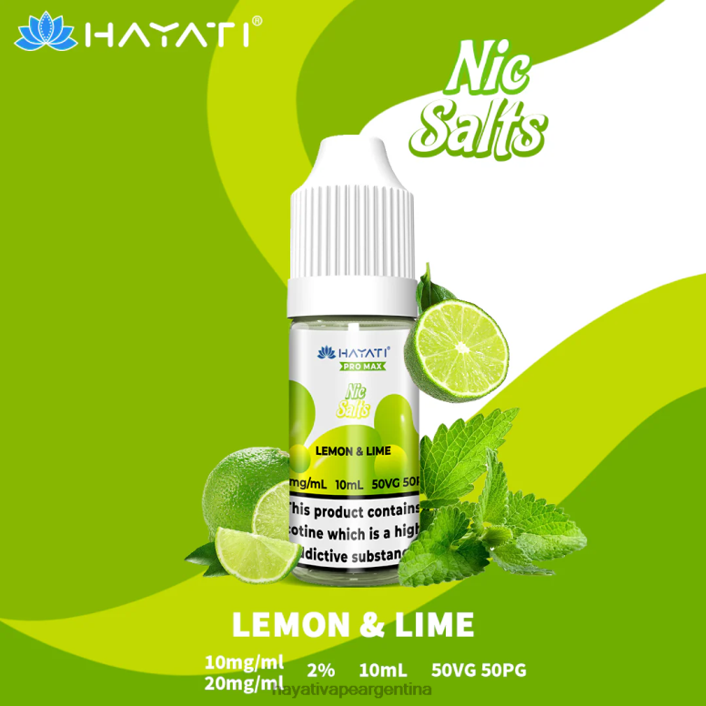 Hayati Argentina - Hayati Pro Max sales de nic Lima Limon 28L5L241