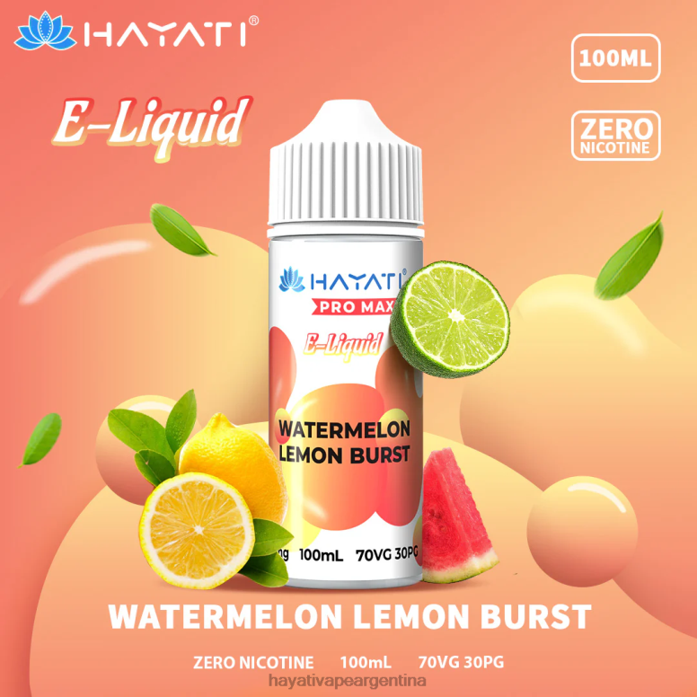 Hayati Argentina - Hayati Pro Max sales de nic ráfaga de sandía y limón 28L5L261
