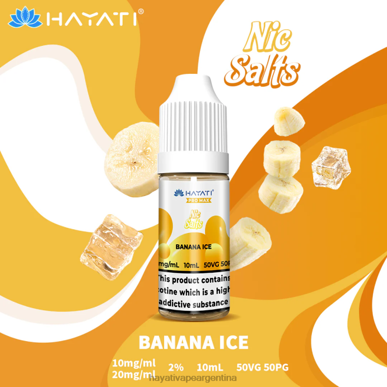 Hayati buenos aires - Hayati Pro Max sales de nic hielo de plátano 28L5L230