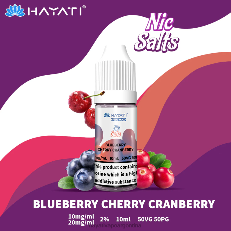 Hayati flavour list - Hayati Pro Max sales de nic arándano cereza arándano 28L5L234