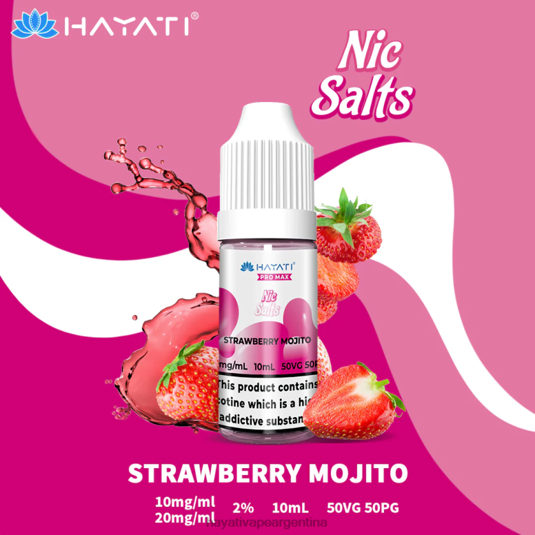 Hayati flavour list - Hayati Pro Max sales de nic mojito de fresa 28L5L244