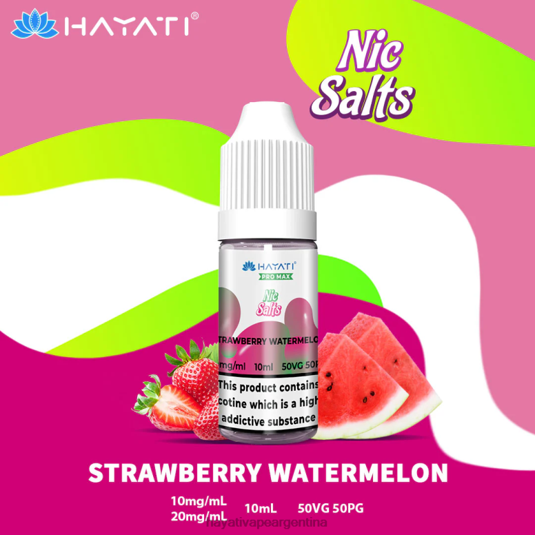 Hayati flavour list - Hayati Pro Max sales de nic sandia fresa 28L5L254