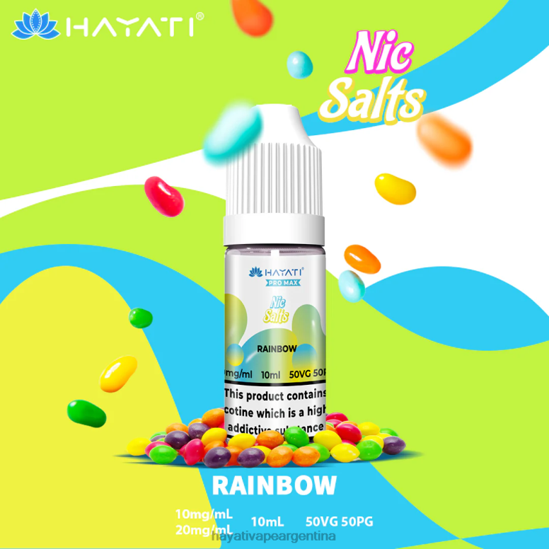 Hayati vape Argentina - Hayati Pro Max sales de nic arcoíris 28L5L252