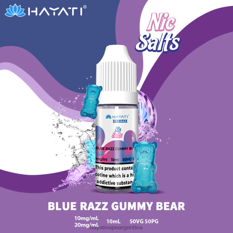 Hayati vape review - Hayati Pro Max sales de nic osito de goma azul razz 28L5L247