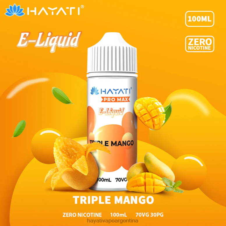 Hayati vapes wholesale - Hayati Pro Max sales de nic mango triple 28L5L258