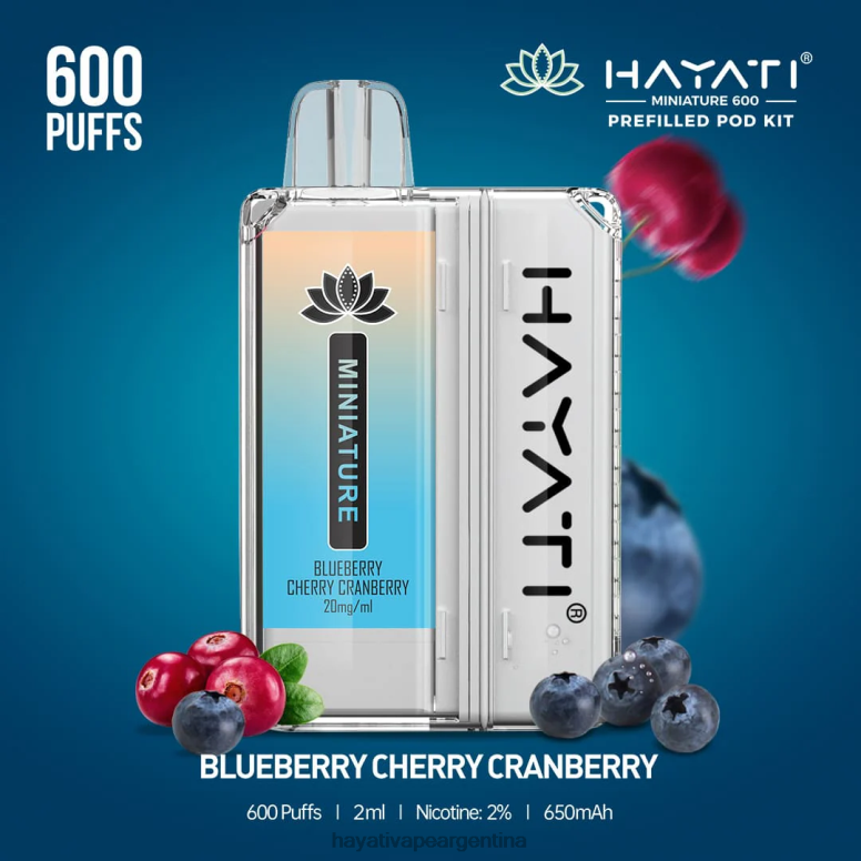 Hayati Argentina - Hayati Miniature kits de 600 cápsulas arándano cereza arándano 28L5L31