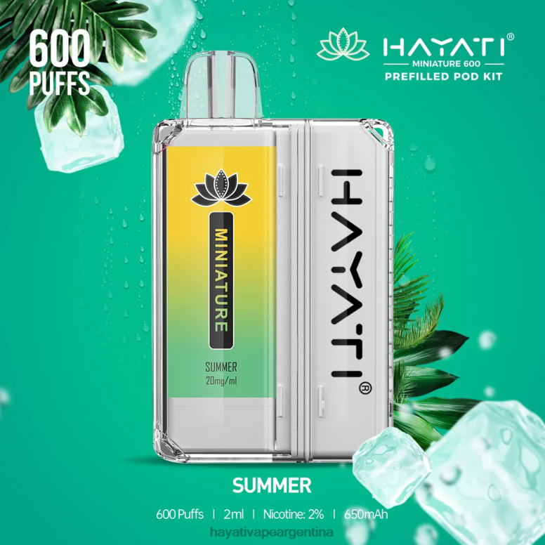 Hayati vapes wholesale - Hayati Miniature kits de 600 cápsulas verano 28L5L48