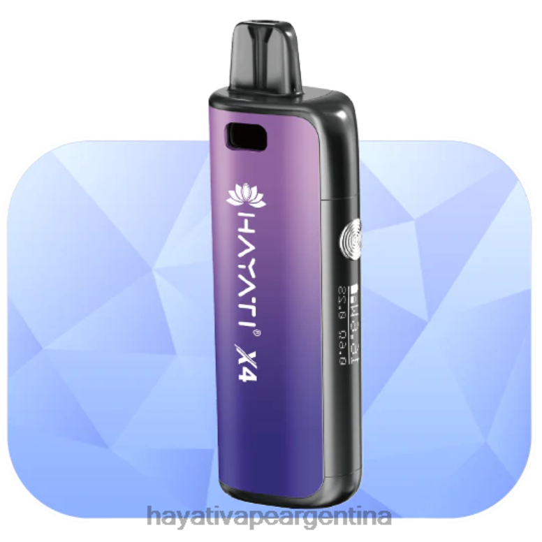 Hayati Argentina - Hayati X4 sistema de cápsulas recargables morado brumoso 28L5L61